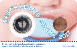 Baby coincard 2017 jongen